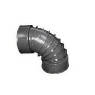 ADS® 0490AA Single Wall Snap Elbow, 4 in, 90 deg Angle, Barb x Female Connection, HDPE, Domestic