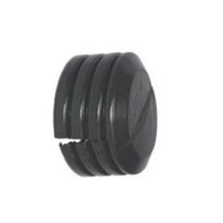 ADS® 0631AA Split Solid Single Wall End Cap, 6 in, Slip-Joint Connection, HDPE, Domestic