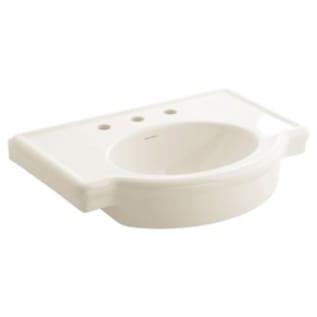 American Standard 0282008.222 Retrospect® Classic Bathroom Console Sink, 27 in L x 19-3/4 in W x 36 in H, Geometric Sink, 8 in Faucet Hole Spacing, Import