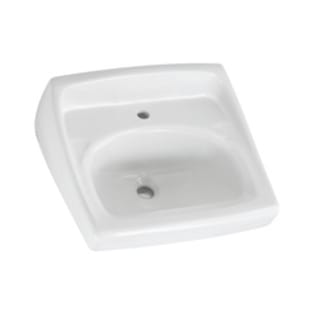 American Standard 0356041.020 Lucerne™, D-Shaped Shape, 20-1/2 in W x 18-1/4 in D, Wall Mounting, Vitreous China, White, Import
