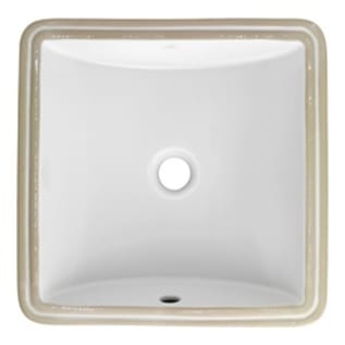 American Standard 0426000.020 Studio™ Carre, Squared Shape, 16 in W x 16 in D x 6-3/4 in H, Undercounter/Wall Mounting, Vitreous China, White, Import