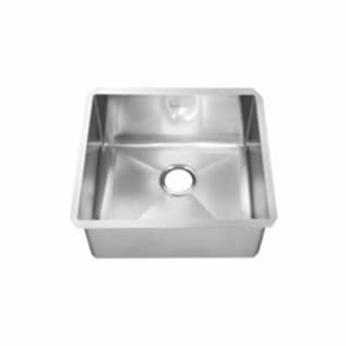 American Standard 18SB.10231800.075 Pekoe™ Fabricated Premium Kitchen Sink With Bottom Grid, Rectangle Shape, 21 in L x 16 in W x 10 in D Bowl, 23 in L x 18 in W x 10 in H, Under Mount, 18 ga Stainless Steel