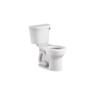 American Standard 211BA105.020 Right Height® 2-Piece Toilet, Champion, Round Bowl, 16-1/2 in H Rim, 12 in Rough-In, 1.28 gpf, White, Domestic