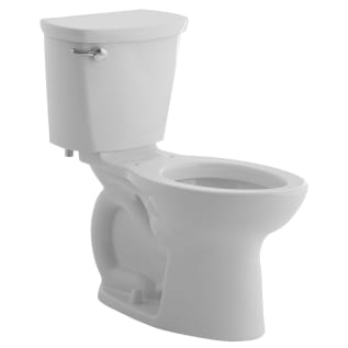 American Standard 215AA004.020 Right Height® 2-Piece Toilet, Cadet®, Elongated Bowl, 16-1/2 in H Rim, 12 in Rough-In, 1.6 gpf, White, Import
