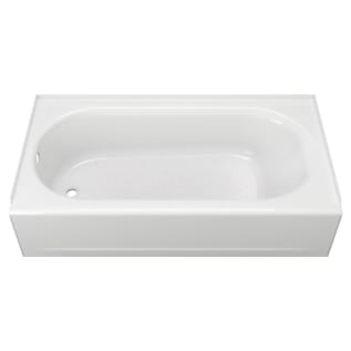 American Standard 2394202.020 Princeton™ Recess Bathtub, Soaking, Rectangle Shape, 60 in L 34 in W, Left Drain, White, Domestic