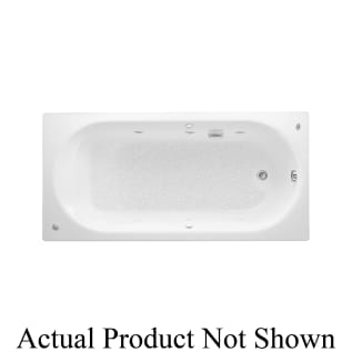 American Standard 2470.128WC.020 Stratford™ Bathtub With Grab Bar DrilWHTg, Whirlpool, Rectangle Shape, 66 in L x 32 in W, Center/Reversible Drain, White
