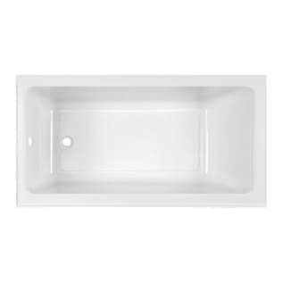 American Standard 2574202.020 Studio® Bathtub With Built-In Apron, Rectangular Shape, 60 in L x 32 in W, Left Drain, High Gloss White, Domestic