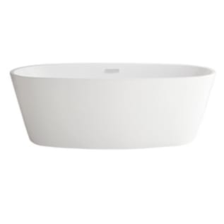American Standard 2765034.020 Coastal™ Serin® Bathtub, Soaking Hydrotherapy, 68-3/4 in L x 31-1/4 in W, Center Drain, White, Import
