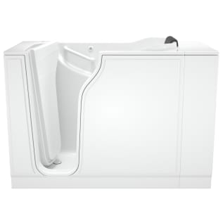American Standard 3052.105.WLW Luxury Bathtub With Left Door, Whirlpool, Rectangular Shape, 51 in L x 30 in W, Right Drain, White, Import