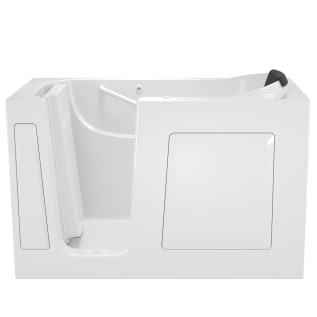 American Standard 3060.105.WLW Value Bathtub With Left Door, Whirlpool, Rectangular Shape, 51-1/2 in L x 29-3/4 in W, Left Drain, White, Import
