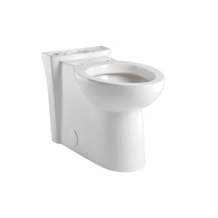 American Standard 3075000.020 Toilet Bowl, Cadet®, White, Elongated Shape, 12 in Rough-In, 16-1/2 in H Rim, 2-1/8 in Trapway
