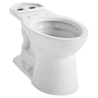American Standard 3385A101.020 Transitional Toilet Bowl, Vormax, White, Elongated Shape, 12 in Rough-In, 15 in H Rim, 2-1/8 in Trapway