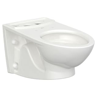 American Standard 3447101.020 Toilet Bowl, Glenwall, White, Elongated Shape, 16-1/2 in H Rim, 2-1/16 in Trapway
