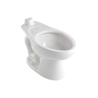 American Standard 3453001.020 Toilet Bowl Only, Madera, White, Elongated Shape, 10 or 12 in Rough-In, 17-1/8 in H Rim, 2 in Trapway