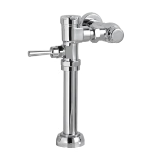 American Standard 6047121.002 Manual Exposed Toilet Flush Valve, Manual Piston Flush Valve, Battery, 1 gpf Flush Rate, 3/4 in Spud, 20 psi Flowing/80 psi Static Pressure, Polished Chrome, Import