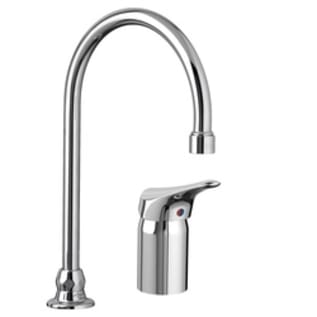 American Standard 6114380.002 Colony® Kitchen Faucet With Remote Valve, Commercial, 2.2 gpm Flow Rate, 8 in Center, Rigid/Swivel Gooseneck Spout, Polished Chrome, 1 Handle