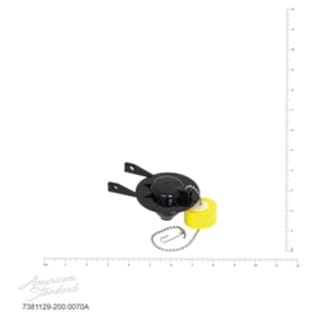 American Standard 7381129-200.0070A Replacement Universal Flapper and Chain with Float, Plastic, Import