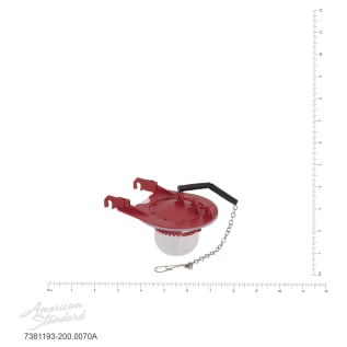 American Standard 7381193-200.0070A 540A Toilet Tank Flapper Valve, Repair Parts, 3 in Dia, Import