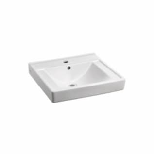 American Standard 9024001EC.020 Decorum®, Squared Shape, 20 in W x 18-1/4 in D, Wall Mounting, Vitreous China, White, Import
