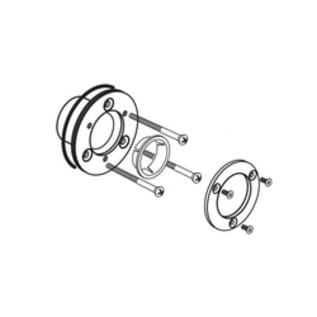 American Standard M964917-0070A Spout Mounting Kit, For Use With Serin® Model T064.342, T064.353, T06B.302, T064.345, T064.355, T0B.304, T064.346, T064.356, T0B.305 Wall Mount Electronic Proximity Lavatory Faucet