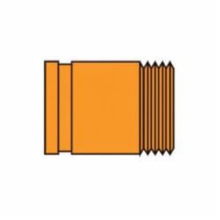 Gruvlok® 0390033132 FIG 7081 Adapter Nipple, 2-1/2 in Nominal, Grooved x Thread End Style, 4 in L, Carbon Steel, Rust Inhibiting Painted, SCH 40/STD, Domestic