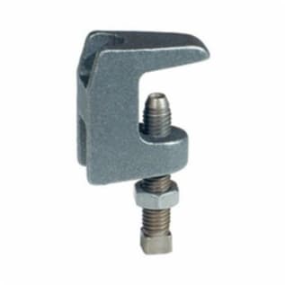 Anvil® 0500009162 FIG 93 Universal Wide Throat C-Clamp, 3/8 in Rod, 1-1/4 in THK Flange, 500 lb Top/250 lb Bottom, Ductile Iron, Hot Dipped Galvanized