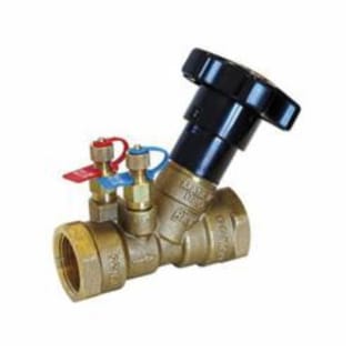 Gruvlok® 0763100104 FIG MBV-9517 Fixed Orifice Double Regulating Valve, 2 in Nominal, NPT End Style, 300 psi Pressure, Brass Body, Import