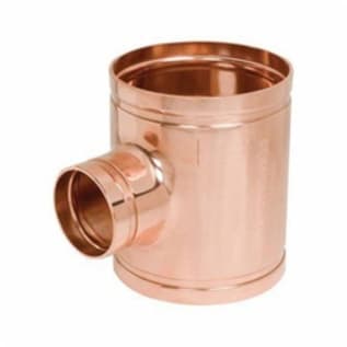 Gruvlok® 0880001730 FIG 6061 Reducing Tee, 6 x 6 x 4 in Nominal, Grooved End Style, Copper, Import