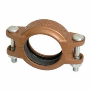 Gruvlok® 0880006044 FIG 6400 Rigid Pipe Coupling With EPDM Gasket, 3 in Nominal, Grooved End Style, Ductile Iron, Rust Inhibiting Paint, Import