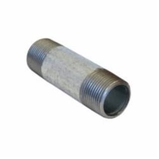 Beck® 0331039404 Pipe Nipple, 2 in Nominal, 8 in L, Galvanized, SCH 40/STD, Domestic