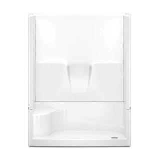 Aquatic AC003534-L-000-WH Everyday 4-Piece Remodeline Sectionals Shower With Integral Left Seat, 60 in W x 34 in D, Domestic