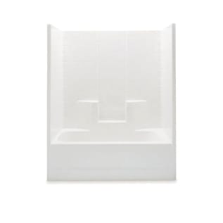 Aquatic 2603CTWR-WH 1-Piece Tub and Shower, Everyday, 60 in W x 73-1/4 in H, Acrylic, White, Domestic