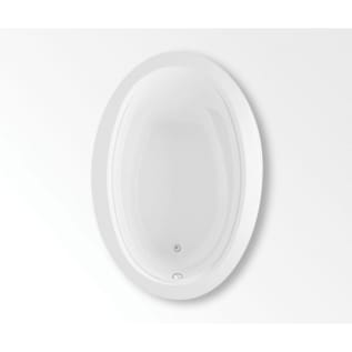 Aquatic 4072620V-WH Hydrotherapy Bathtub, Builder's Choice BELMONT II ELEMENTS, Soaking, Oval Shape, 71 in L x 41-1/2 in W, Universal Drain, White, Domestic