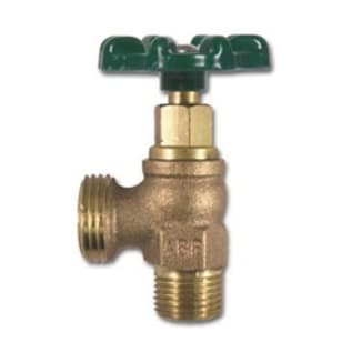 Arrowhead Brass 221LF Heavy-Duty Boiler Drain, 1/2 x 3/4 in Nominal, MNPT x Hose End Style, 125 psi Pressure, 8 to 9 gpm Flow Rate
