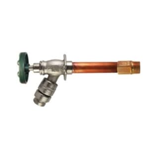 Arrowhead Brass 485-08LF 480LF Heavy Duty Self-Draining Anti-Siphon Frost Free Hydrant, 1/2 x 3/4 in Nominal, MNPT x FNPT End Style, 125 psi Pressure