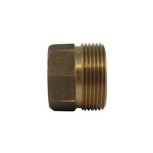 A.Y. McDonald 5137-098, 710J34 Octagonal Meter Adapter, Female Meter Thread x Male Meter Thread End Style