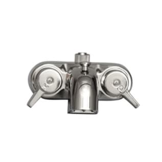 Barclay 195-S-CP Quarter Turn Tub Shower Spout, Converto, 4 gpm Flow Rate, 3-3/8 in Center, Polished Chrome, 2 Handles