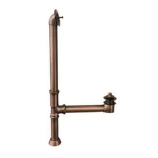 Barclay 5599-ORB Tub Waste and Overflow With Twist and Lift Stopper, Brass, Oil Rubbed Bronze, Import