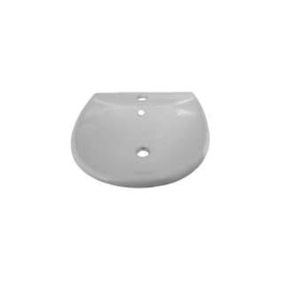 Barclay B/3-3031WH Gair Lavatory Basin Only, U-Shaped Shape, 16-1/2 in W x 14-7/8 in D, Surface Mount, Vitreous China, White, Import