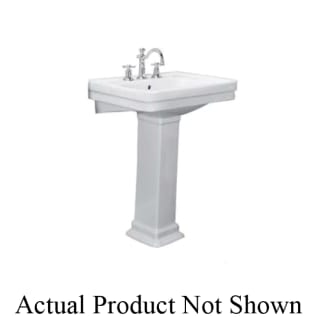 Barclay C/3-840WH Large Column Only, Lavatory Sink, White, Vitreous China, Import