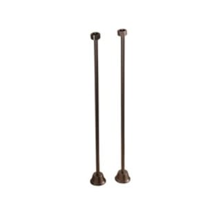 Barclay 5577-SN Straight Bath Supplies Without Stops, For Use With Deck Mounted Faucet, 1/2 x 3/4 in, Brushed Nickel