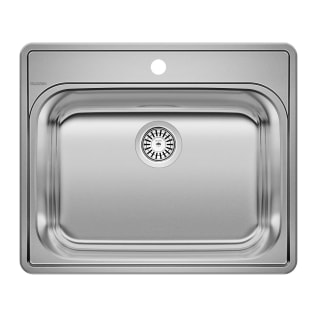 Blanco 441078 Essential™ Laundry Sink, Rectangle Shape, 25 in W x 22 in D, Drop-In Mount, 304 Stainless Steel, Satin