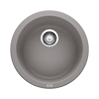 Blanco 513382 Composite Bar Sink, RONDO™ SILGRANIT® II, Round Shape, 17-11/16 in Dia, Drop-In/Under Mount, Granite, Metallic Gray, Import