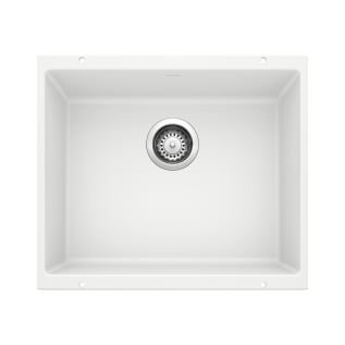 Blanco 513426 PRECIS™ SILGRANIT® II Kitchen Sink, White, Rectangle Shape, 19.69 in L x 15-3/4 in W x 7-1/2 in D Bowl, 20-3/4 in L x 18 in W, Under Mount, Solid Granite