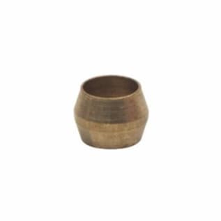 BrassCraft® 60-4 60 Series Compression Tube Sleeve, 1/4 in Nominal, 0.03 in THK, Brass, Domestic