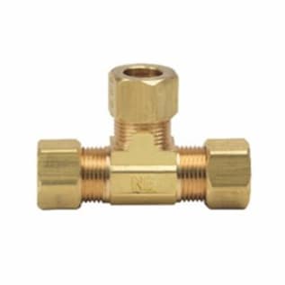 BrassCraft® 64-6X 64 Series Tee, 3/8 in, Compression, Brass