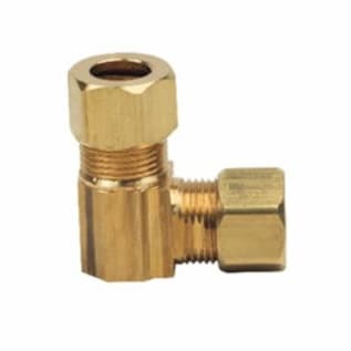 BrassCraft® 65-6X 65 Series 90 deg Elbow, 3/8 in, Compression, Brass