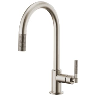 Brizo® 63043LF-SS Litze™ Pull-Down Kitchen Faucet, 1.8 gpm Flow Rate, Stainless Steel, 1 Handles, 1 Faucet Holes, Function: Traditional, Domestic