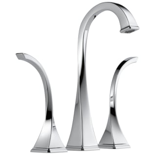 Brizo® 65430LF-PC Virage® Widespread Vessel Lavatory Faucet, Commercial, 5-9/16 in Spout, 9-9/16 in H Spout, 6 to 16 in Center, Polished Chrome, 2 Handles, Grid Strainer Drain, Import