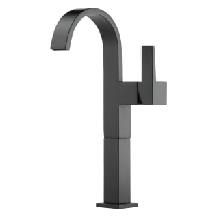 Brizo® 65480LF-BL Siderna® Vessel Lavatory Faucet, Commercial, 5 in Spout, 9-5/8 in H Spout, Matte Black, 1 Handles, Import